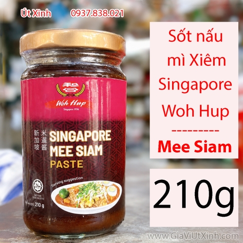 SỐT NẤU MÌ XIÊM SINGAPORE WOH HUP 210G – MEE SIAM PASTE