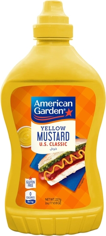 MÙ TẠT VÀNG AMERICAN GARDEN 227G - 397G - YELLOW MUSTARD U.S CLASSIC