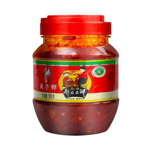 TƯƠNG ĐẬU BẢN NẮP ĐỎ 500G - TƯƠNG LÀM ĐẬU HỦ TỨ XUYÊN - PIXIAN DOUBAN