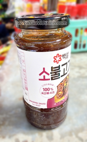 SỐT ƯỚP THỊT BÒ HÀN QUỐC 290G - BULGOGI FOR BEEF BAEKSUL