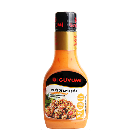 MUỐI ỚT KIM QUẤT GUYUMI 200G – SỐT CHẤM ĐỒ NƯỚNG, HẢI SẢN