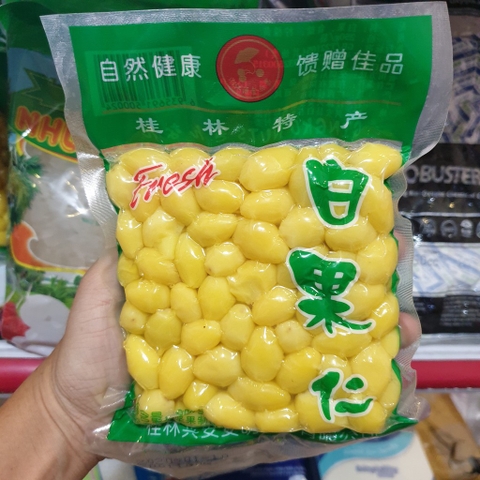 BẠCH QUẢ TÁCH VỎ GÓI 250G - BẠCH QUẢ TƯƠI HÚT CHÂN KHÔNG