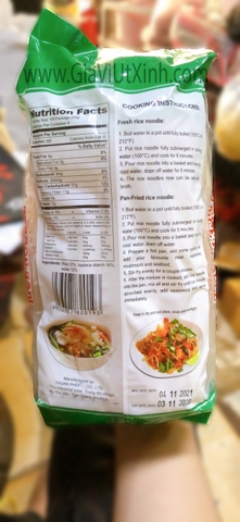 BÁNH PHỞ 3 CÂY TRE 400G - BAMBOO TREE VIETNAMESE RICE NOODLE