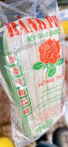 BÁNH PHỞ BỘT GẠO SA ĐÉC HỒNG THÁI 300G -  BÁNH PHỞ HOA HỒNG
