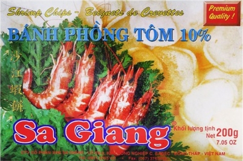 BÁNH PHỒNG TÔM SA GIANG 200G - SHRIMP-CHIPS