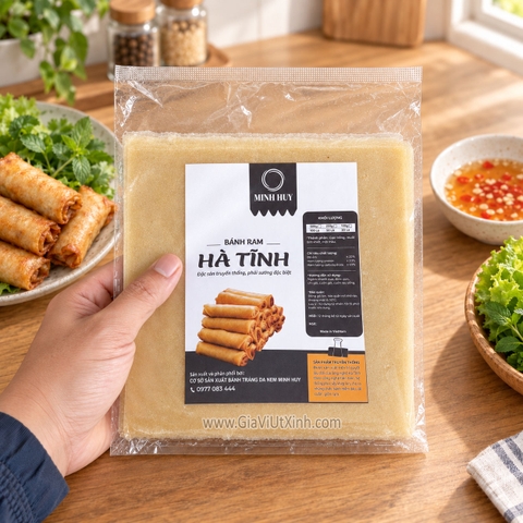 BÁNH RAM HÀ TĨNH MINH HUY - BÁNH ĐA NEM CUỐN CHẢ GIÒ, NEM RÁN
