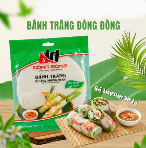 BÁNH TRÁNG ĐÒNG ĐÒNG TRÒN LỚN 30 LÁ