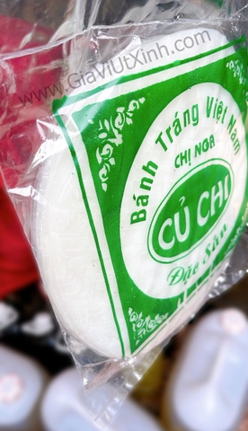 BÁNH TRÁNG TRÒN CỦ CHI SIZE ĐẠI 22CM - CU CHI RICE PAPER