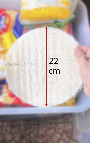BÁNH TRÁNG TRÒN TÂY NINH 22CM (LỚN) 100G- 200G- 500G- 1Kg - VIETNAMESE RICE PAPER