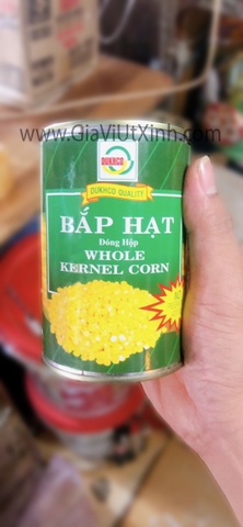 BẮP HẠT ĐÓNG LON DUKHCO 425G - DUKHCO WHOLE KERNEL CORN