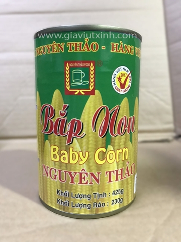 BẮP NON ĐÓNG LON 425G - CANNED BABY CORN