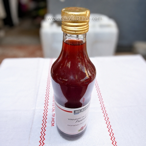 GIẤM RƯỢU VANG ĐỎ BEAUFOR 500ML - VỊ PHÚC BỒN TỬ - PHÁP