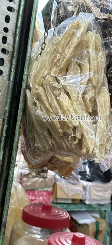 BONG BÓNG CÁ CHẼM KHÔ CHƯA CHIÊN – DRIED SEA BASS FISH MAW (MÃ A2500)
