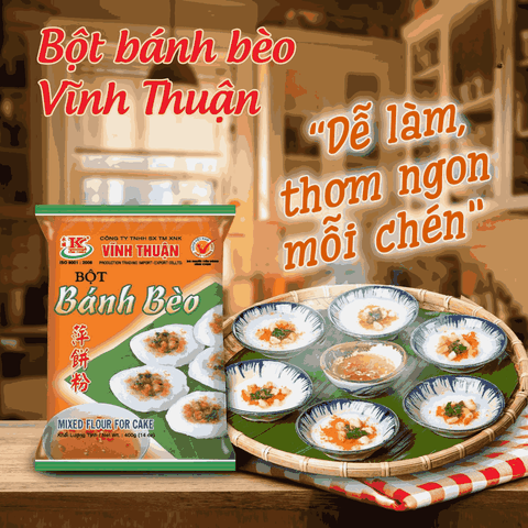 BỘT BÁNH BÈO VĨNH THUẬN 400G - MIXED FLOUR FOR CAKE