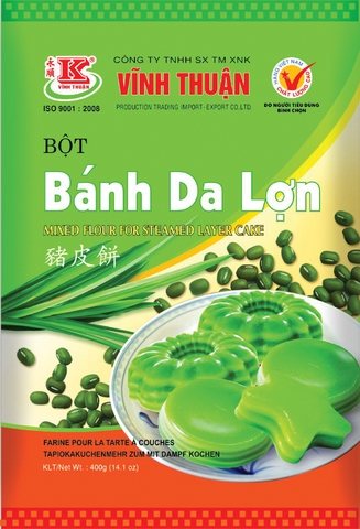 BỘT BÁNH DA LỢN VĨNH THUẬN 400G - MIXED FLOUR FOR JELLY CAKE