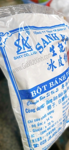 BỘT BÁNH DẺO SANH KÝ (XANH DƯƠNG) 1KG - BỘT LÀM VỎ, NHÂN BÁNH TRUNG THU
