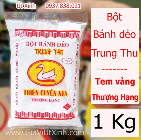 BỘT BÁNH DẺO TRUNG THU THIÊN QUYÊN NGA THƯỢNG HẠNG 1KG - MOON CAKE FLOUR (TEM VÀNG)