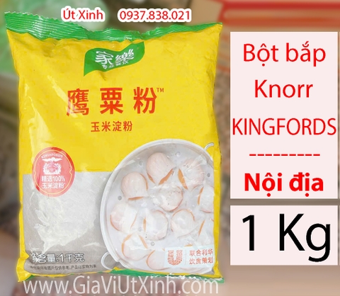 BỘT BẮP KNORR KINGSFORD 1KG - BỘT LÀM HÁ CẢO, DIM SUM