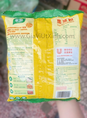 BỘT BẮP KNORR KINGSFORD 1KG - BỘT LÀM HÁ CẢO, DIM SUM