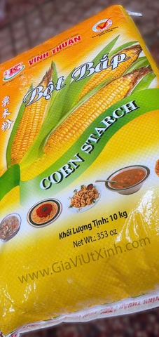 BỘT BẮP VĨNH THUẬN BAO LỚN 10 KG - CORN STARCH - NGUYÊN CHẤT 100%
