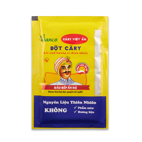 (COMBO 10 GÓI) BỘT CÀ RY VIỆT ẤN VINACO 10G - CURRY POWDER