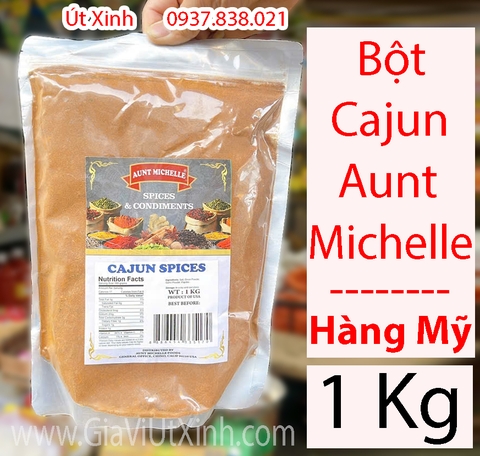 BỘT CAJUN AUNT MICHELLE 1KG - GIA VỊ CAJUN MỸ CHO HẢI SẢN  - CAJUN SPICES