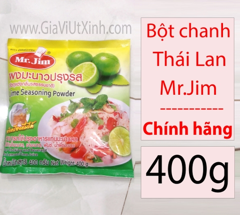 BỘT CHANH THÁI LAN MR.JIM 400G - THAILAND MR.JIM LIME POWDER