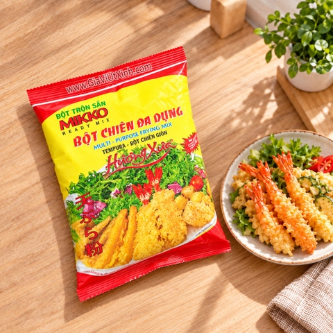 BỘT CHIÊN GIÒN MIKKO HƯƠNG XƯA 340G – BỘT TEMPURA, MULTI-PURPOSE FRYING MIX [NT]