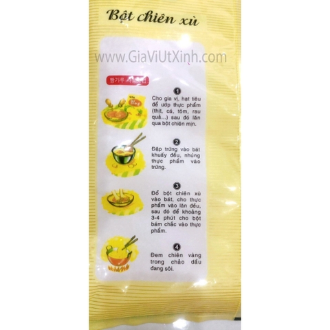 BỘT CHIÊN XÙ MÀU TRẮNG 1KG - WHITE BREAD CRUMBS