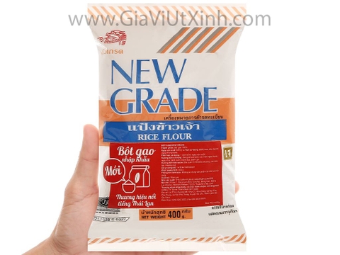 BỘT GẠO THÁI LAN NEW GRADE 400G - NEW GRADE THAILAND RICE FLOUR