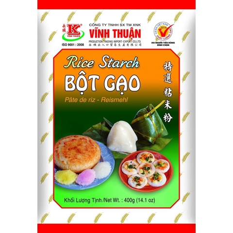 BỘT GẠO VĨNH THUẬN 400G - RICE STARCH