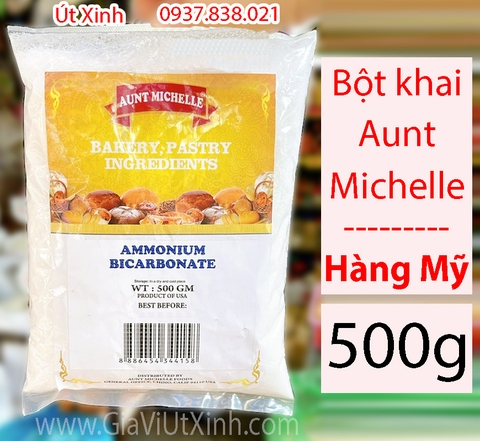 BỘT KHAI AUNT MICHELLE 500G - AMMONIUM BICARBONATE- LÀM BÁNH