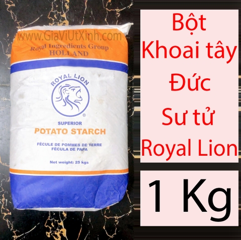 BỘT KHOAI TÂY ĐỨC SƯ TỬ ROYAL LION 500G- 1KG - ROYAL LION POTATO STARCH