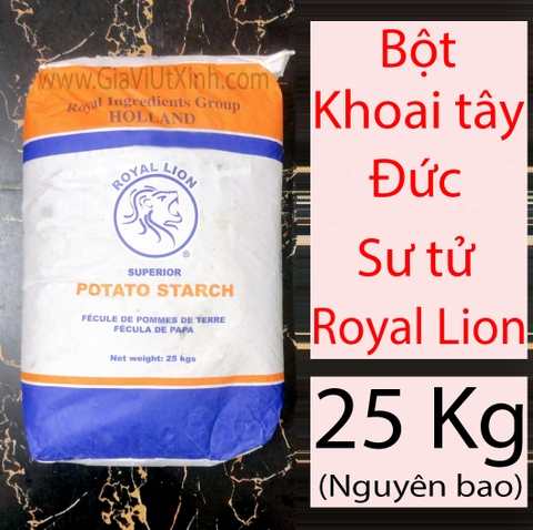 BỘT KHOAI TÂY ĐỨC SƯ TỬ ROYAL LION 500G- 1KG - ROYAL LION POTATO STARCH