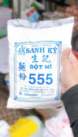 BỘT MÌ 555 SANH KÝ 1KG - SANH KY 555 WHEAT FLOUR