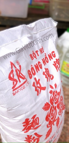 BỘT MÌ BÔNG HỒNG ĐỎ SANH KÝ 1KG - SANH KY RED ROSE FLOUR