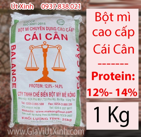 BỘT MÌ CHUYÊN DỤNG CAO CẤP CÁI CÂN (1KG- 3KG- 5KG) - BỘT MÌ SỐ 13