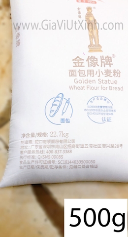 BỘT MÌ KIM TƯỢNG HONG KONG 500G - 1 KG - GOLDEN STATUE WHEAT FLOUR FOR BREAD