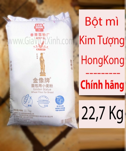 BỘT MÌ KIM TƯỢNG HONG KONG 22,7KG - GOLDEN STATUE WHEAT FLOUR FOR BREAD