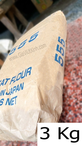 BỘT MÌ NHẬT 555 1KG- 3KG- 5KG - JAPAN WHEAT FLOUR, CHẤT LƯỢNG CAO LÀM BÁNH