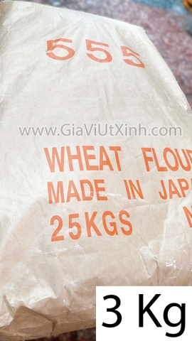 BỘT MÌ NHẬT 555 CAM (1KG– 3KG– 5KG)– BỘT BÁNH MÌ, BÁNH BAO, MÌ SỢI