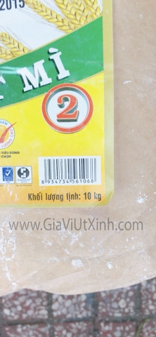 BỘT MÌ VĨNH THUẬN (MÃ SỐ 2) 10KG - NUMBER 2 VINH THUAN WHEAT FLOUR