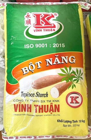 BỘT NĂNG 10KG VĨNH THUẬN (BAO XANH LÁ)