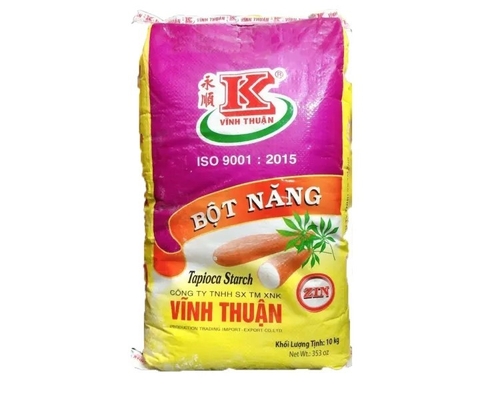 BỘT NĂNG VĨNH THUẬN BAO TÍM ZIN 10KG - VINH THUAN TAPIOCA STARCH