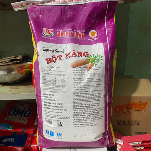 BỘT NĂNG VĨNH THUẬN BAO TÍM ZIN 10KG - VINH THUAN TAPIOCA STARCH