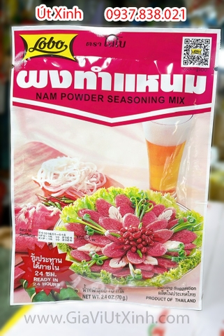 BỘT NEM CHUA LOBO 70G - NAM POWDER SEASONING MIX - BỘT NEM CHUA THÁI