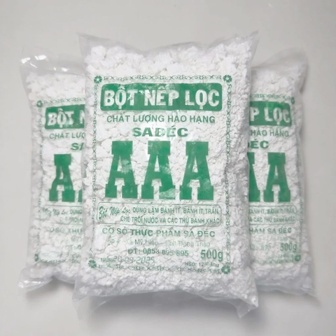BỘT NẾP LỌC (VIÊN) SA ĐÉC AAA 500G