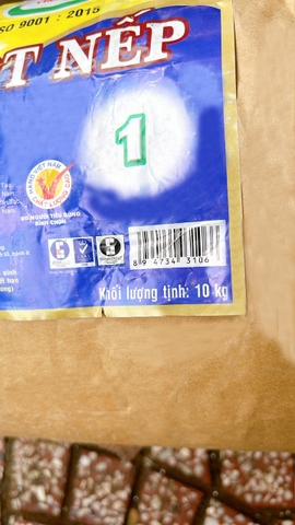 BỘT NẾP VIÊN VĨNH THUẬN (MÃ SỐ 1) 10KG - NUMBER 1 VINH THUAN  GLUTINOUS RICE FLOUR