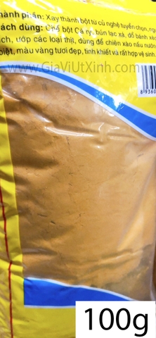 BỘT NGHỆ TURMERIC KIM NGA 100G - 500G - 1KG - TURMERIC POWDER