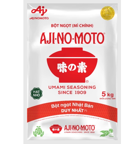 BỘT NGỌT AJINOMOTO 5KG HẠT NHỎ - MÌ CHÍNH - MONOSODIUM GLUTAMATE